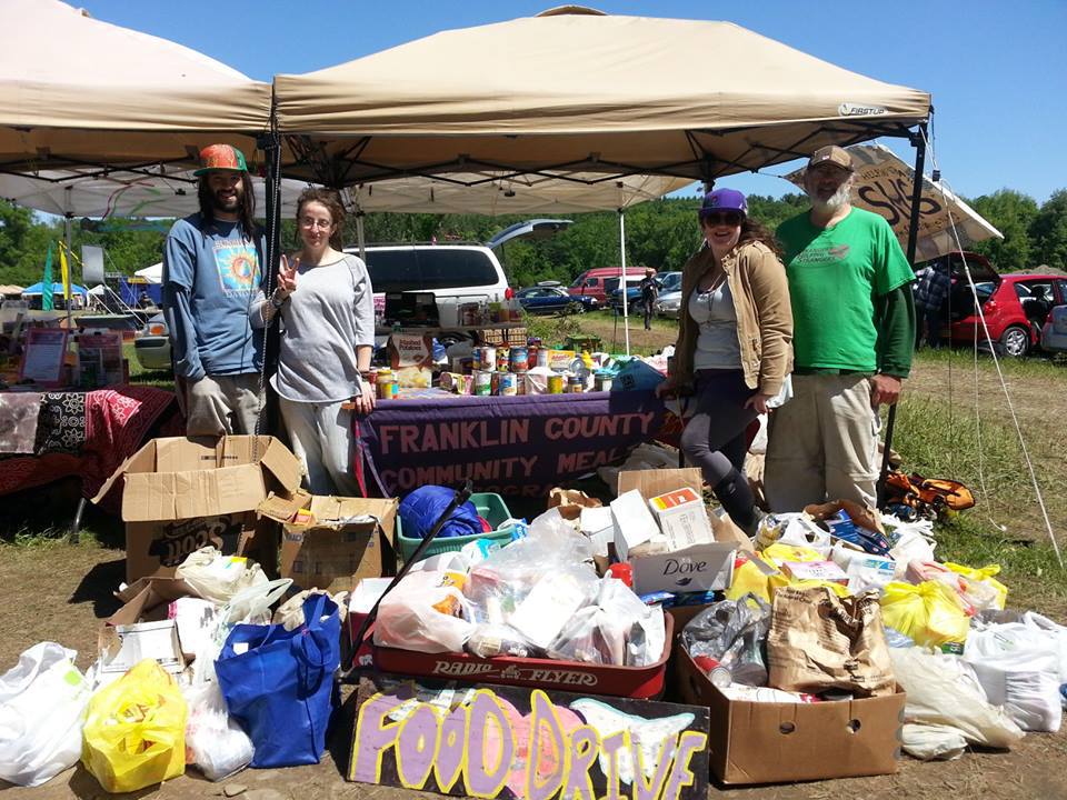 Strangers Helping Strangers and their food donations