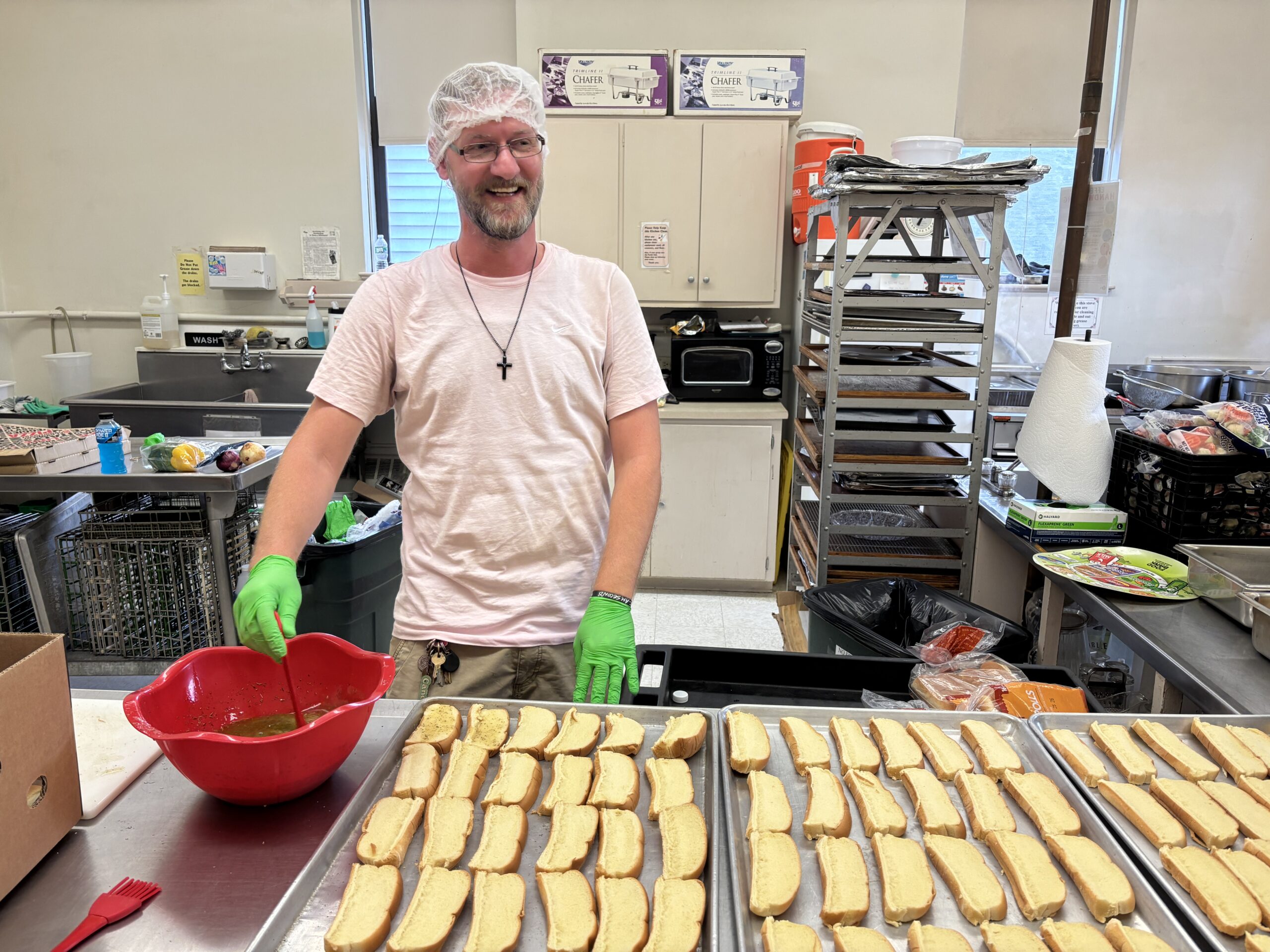 Amos volunteering Greenfield